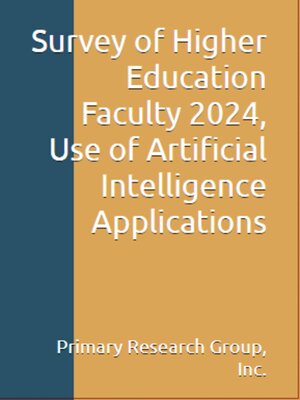 cover image of Use of Artificial Intelligence Applications